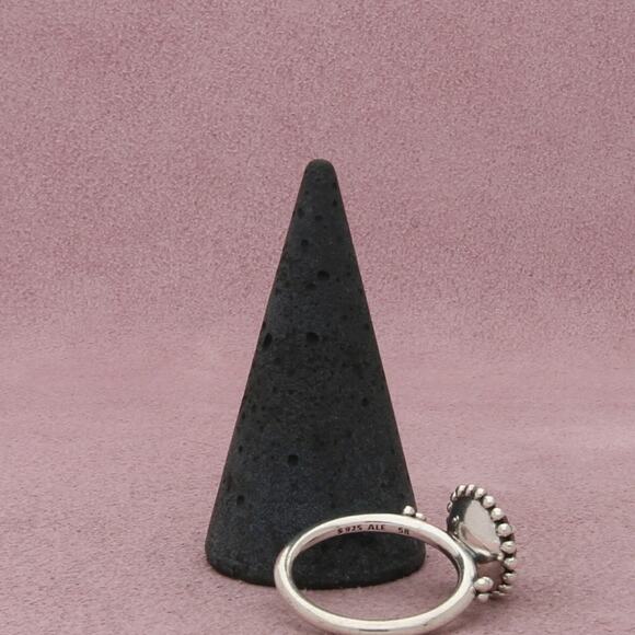 pandora sterling silver midnight star blue crystal ring size 8.5 - Picture 3 of 3